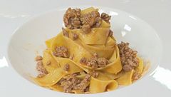 Pappardelle all'uovo con il ragù di anatra