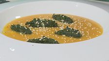Crema di zucca con cavolo nero
