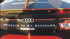 Audi RS Q e-Tron alla partenza