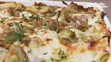 Lasagne di carciofi ai formaggi
