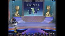 Mariangela Melato premia Nino Manfredi ai Telegatti del 1993
