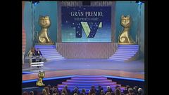Mariangela Melato premia Nino Manfredi ai Telegatti del 1993