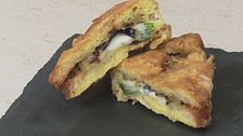 Mozzarelle in carrozza con melanzane