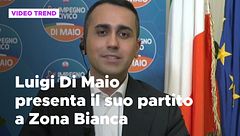 Luigi Di Maio presenta il suo partito a Zona Bianca