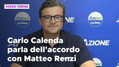 Carlo Calenda parla dell'accordo con Matteo Renzi