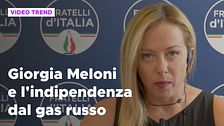 Giorgia Meloni e l'indipendenza dal gas russo