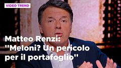 Matteo Renzi a Controcorrente: "Meloni è un pericolo per il portafoglio"