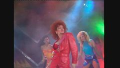 Carmen Russo balla ai Telegatti nel 1985