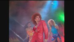 Carmen Russo balla ai Telegatti nel 1985