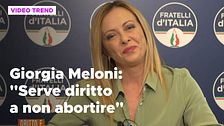 Giorgia Meloni: "Serve diritto a non abortire"