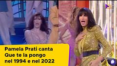 Pamela Prati balla Que te la pongo, da Scherzi a parte '94 al Grande Fratello Vip '22