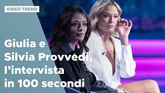 Silvia e Giulia Provvedi, l'intervista in 100 secondi