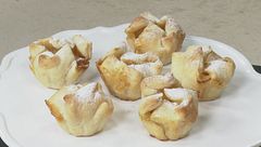 Tortini di sfoglia con ricotta e marmellata