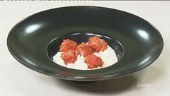 Risotto al sugo e polpette