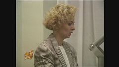 Enrica Bonaccorti e la donna di gesso