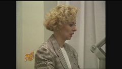 Enrica Bonaccorti e la donna di gesso