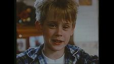 Macaulay Culkin nel backstage di "Mamma, ho perso l'aereo" a Ciak 1991