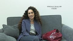 Sul set con Claudia