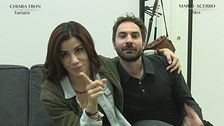 Sul set con Tamara e Alex