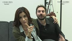 Sul set con Tamara e Alex