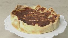 Quiche fontina, pere e mascarpone