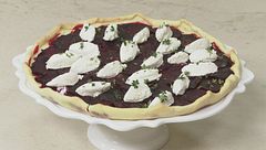 Galette con barbabietole e caprino