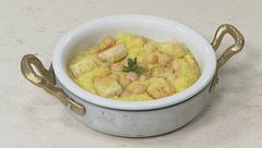 Crema di porri, patate e ceci