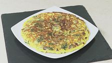 Frittata con coste e patate