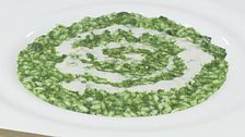 Risotto spinaci e gongonzola