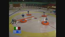 Il gioco dei babbi natale salterini a Bellezze sulla neve 1991