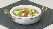Crema di patate e cime di rapa