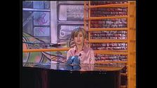 Nives canta "Pensiero" nel giochino musicale di Mai Dire Gol 1998