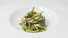 Pici con pesto di cavolo nero