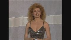 Milly Carlucci è la copresentatrice dei Telegatti 1986