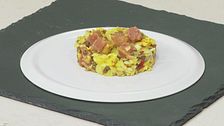 Tartare di riso, lenticchie e cotechino