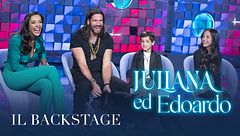 Il backstage di Juliana Moreira ed Edoardo Stoppa