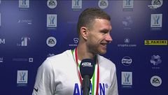 Dzeko: "Festeggiamo, poi testa ad Empoli"