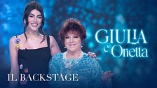 Il backstage di Giulia Salemi e Orietta Berti