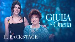 Il backstage di Giulia Salemi e Orietta Berti