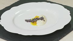 Mousse al  mascarpone con arancia