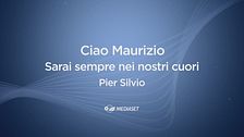 Il saluto di Pier Silvio Berlusconi per Maurizio Costanzo