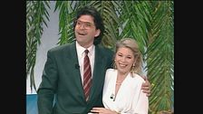 Rita Dalla Chiesa e Fabrizio Frizzi ospiti del Cruciverbone di Non è la Rai