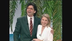 Rita Dalla Chiesa e Fabrizio Frizzi ospiti del Cruciverbone di Non è la Rai