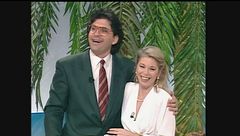 Rita Dalla Chiesa e Fabrizio Frizzi ospiti del Cruciverbone di Non è la Rai