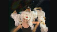 Natasha Stefanenko e gli astronauti russi a Ciro figlio di Target 1998