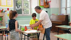 Gabriele Cirilli e la famiglia