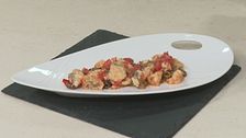 Rana pescatrice alla ligure