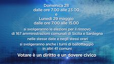Elezioni amministrative 28-29 maggio