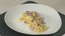 Tagliolini al limone e calamari