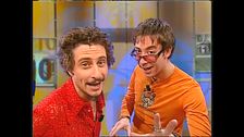 Luca e Paolo nei panni di Nek e Nek a Mai dire Gol 2001